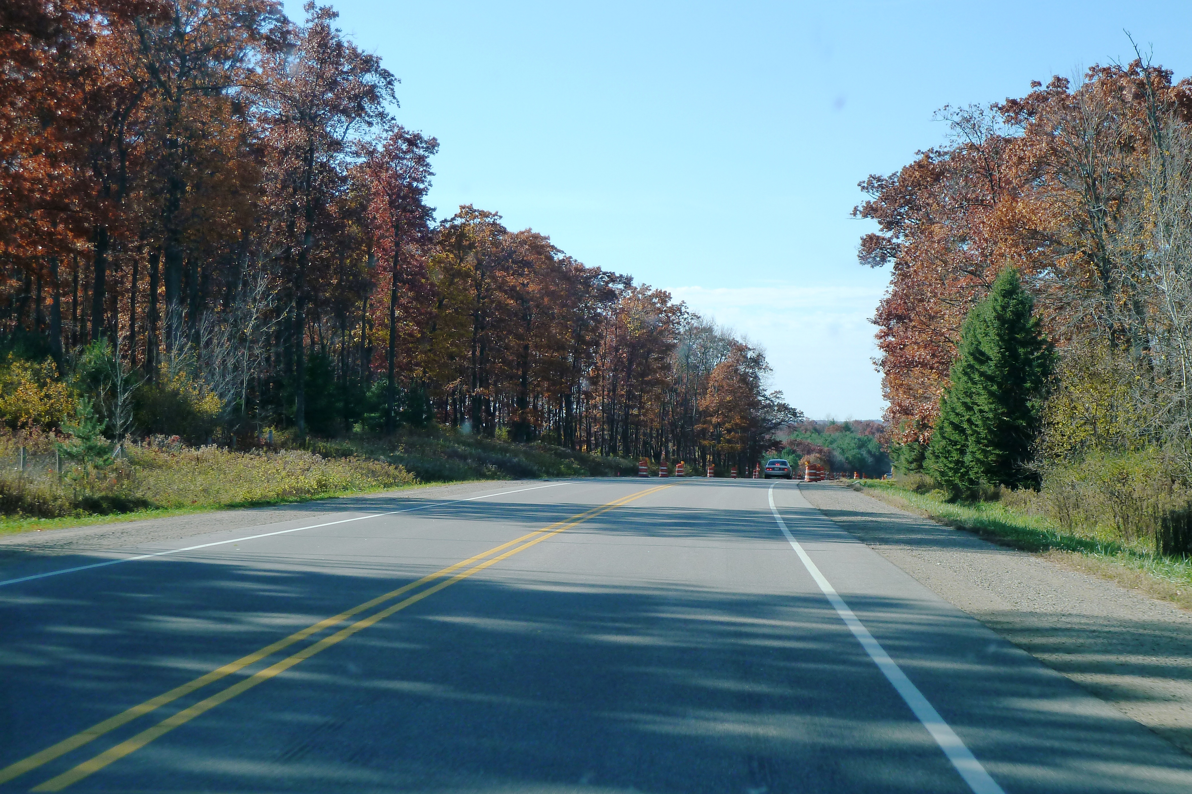Wisconsin roads, slow traveling, Door County, Wisconsin